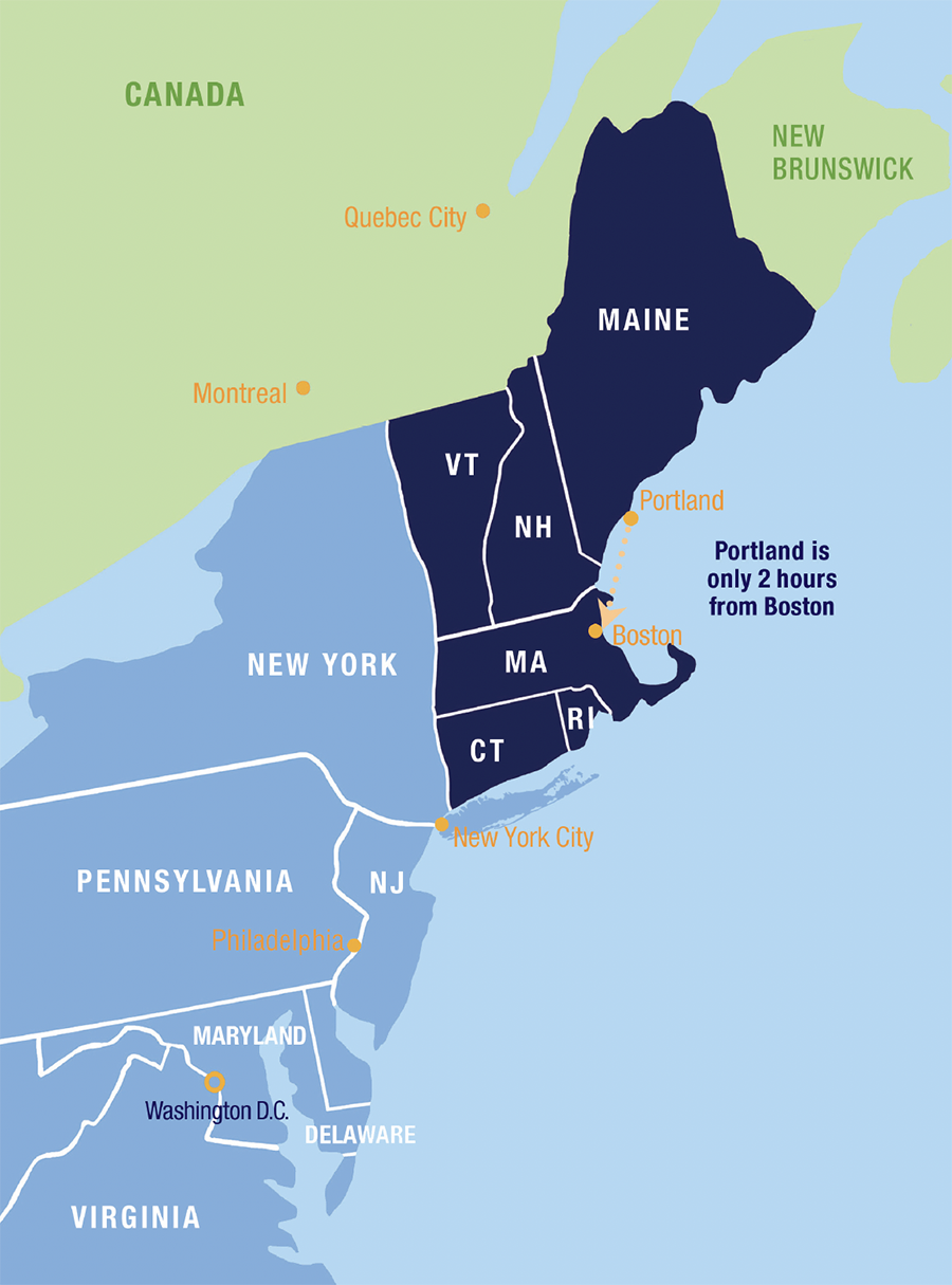 IIM Maine Map Image 